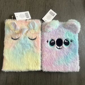 Pastel Rainbow Furry Notebooks